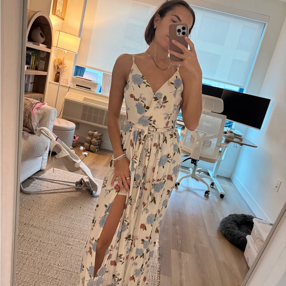 American Eagle - Floral Maxi Dress with Slit